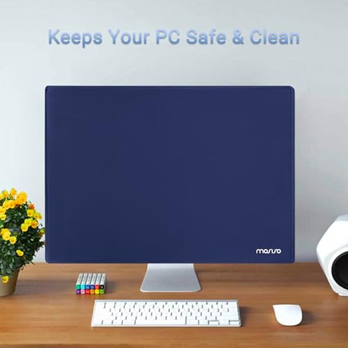 MOSISO Monitor Dust Cover 26, 27, 28, 29 inch Anti-Static Dustproof LCD/LED/HD Panel Case Computer Screen Protective Sleeve Compatible with iMac 27 inch, 26-29 inch PC, Desktop and TV, Royal Blue - color: Royal Blue, size: 26-29 inch