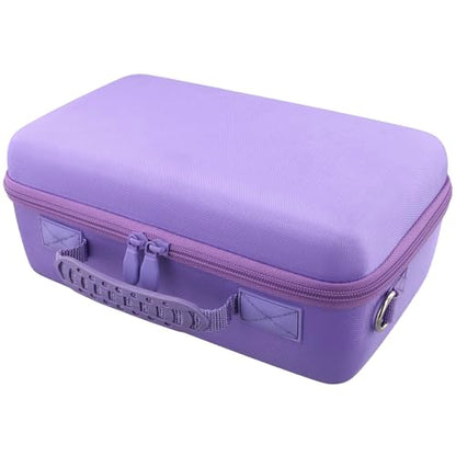 Camera Case Compatible with Canon EOS Rebel T7/T100/R50/R100/R5/R6 V//R6 Mark II DSLR Camera with 18-55mm Lens,Sony,Nikon DSLR Camera Protective Case with Shoulder Strap (Purple Case) - color: Purple Case