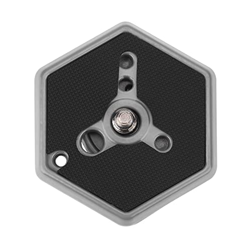 Tbest Hexagon Quick Release Plate for Tripod Camera, bogen Quick Release,Quick Release Plate,Hexagonal Quick Release Plates 3049 1 4 Screw for 030?14 RC0 3063 Photo Studio Acces