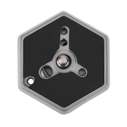 Tbest Hexagon Quick Release Plate for Tripod Camera, bogen Quick Release,Quick Release Plate,Hexagonal Quick Release Plates 3049 1 4 Screw for 030?14 RC0 3063 Photo Studio Acces