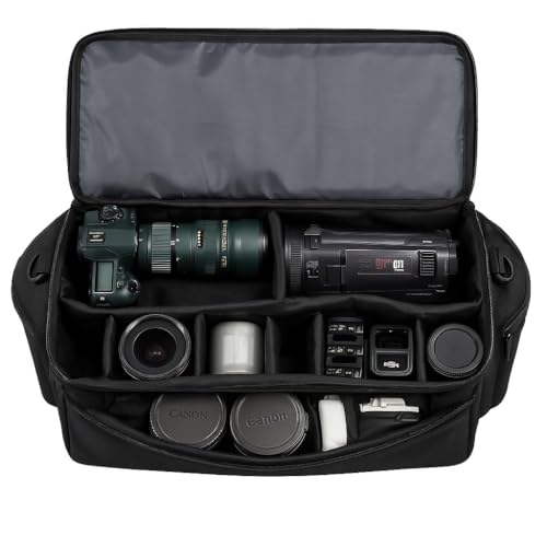 eCostConnection Extra Large Soft Padded Water Resistant Camcorder Equipment Gadget Bag/Case for Canon XA10, XA20, XA25, XH-G1s, XL2 and More Cameras Camcorders and DSLR - size: Extra Extra Large