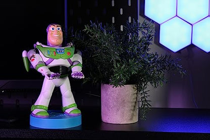 Cableguys Toy Story Buzz Lightyear Controller Holder & Phone Stand - Gaming Accessories for Room and Desk Setup, Holder Compatible with Xbox, PlayStation & Most Standard Game Controllers