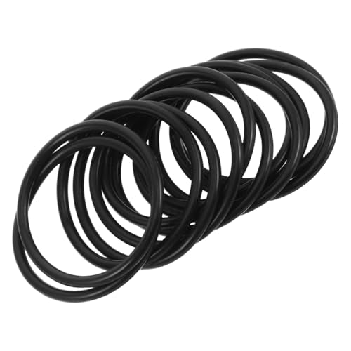 12Pcs Microphone Shock Mount Bands Elastic Anti-Vibration Rubber Rings Mic Vibration Rubber Ring Replacement for Condenser Mics Broadcast Interviews Studio Recording