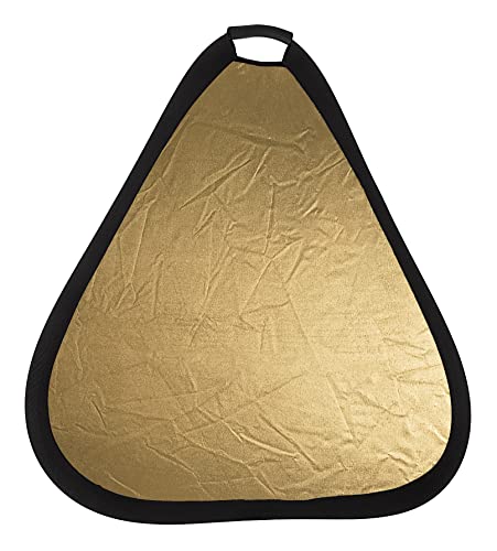 Fotodiox 32in (80cm) 2-in-1 Collapsible Teardrop Reflector Disc - Silver/Gold - color: Silver/Gold, size: 32-Inch