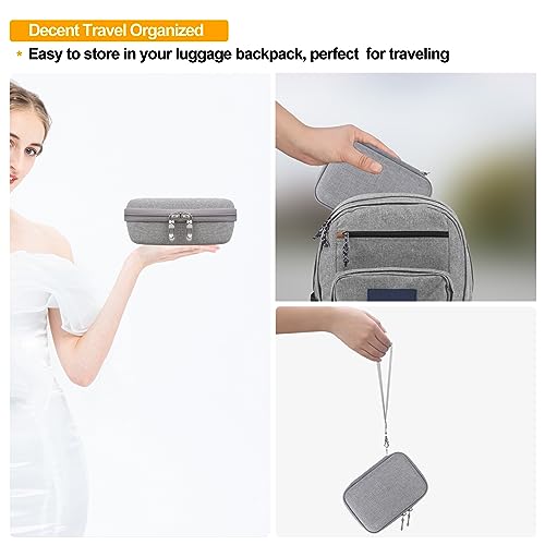 Elonbo Camera Carrying Case for KODAK PIXPRO FZ55 / FZ53 / FZ45 / FZ43 16MP Digital Camera, Vlogging Camera Storage Holder Travel Bag, Mesh Bag Fits Batteries, Cable, Memory Card, Card Reader, Grey - color: Grey