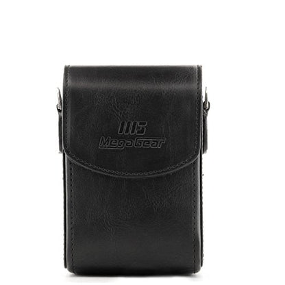 MegaGear MG766 Leather Camera Case with Strap compatible with Canon PowerShot G7 X Mark III, G7 X Mark II, G7 X - Black - color: Black