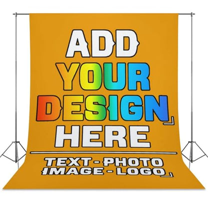 Custom Photography Cloth Design Your Own Photo Logo Text Personalized Backdrops Non-Reflective Non-Penetrating Photoshoot Background Screen Portrait Studio Photobooth Drops 56 X 79 Inches, Croci - color: Croci, size: 56"×79"