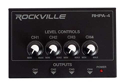 Rockville R-TRACK 2x2 Bundle: USB recording interface 24 Bit 192 kHz, (2) RMC-XLR dynamic mics, (2) PRO-M50 headphones, (2) RTMS21 desktop stands, RHPA4 headphone amp, 3 ft TRS cable, 9-items