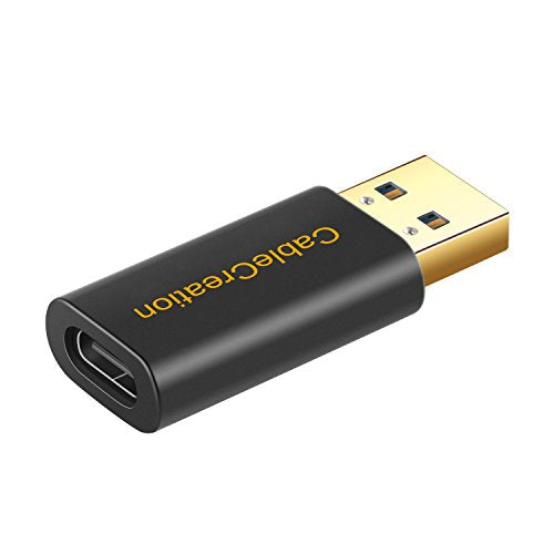 CableCreation USB C Female to USB Male Adapter, USB 3.1 5Gbps USB C to A Adapter Female for Laptops Logitech StreamCam VR Link for Charging - style: Adapter-1Pack