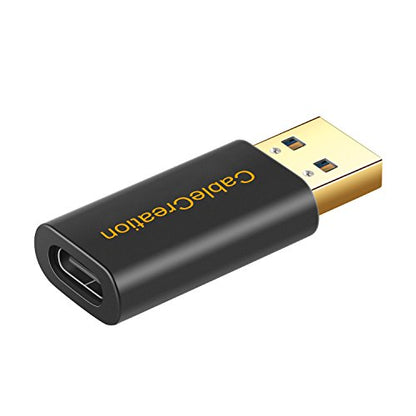 CableCreation USB C Female to USB Male Adapter, USB 3.1 5Gbps USB C to A Adapter Female for Laptops Logitech StreamCam VR Link for Charging - style: Adapter-1Pack