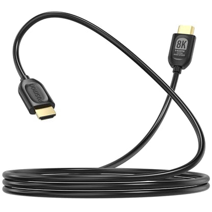 Fosmon 8K 4K HDMI Cable 10FT, Ultra High Speed HDMI 2.1 Cable, 8K@60Hz, 4K@120Hz, 48Gbps, CL2 in-Wall Rated, 30AWG, Dynamic HDR and Dolby Vision, Supports eARC, Ethernet, 3D Black - size: 10FT, style: 8K