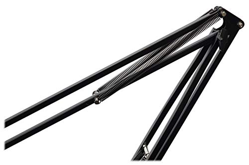 Rockville DMS40 40" Microphone Boom Arm Studio Podcast USB Mic Stand | Desk Clamp, Steel Construction, Internal Springs, Articulating, Aluminum Alloy Clamp, Fits desk less than 2" thick - size: 40"