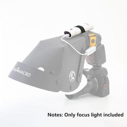 Macro Fill Light for Macro Flash Diffuser Softbox, 5V 10W LED White Diffuser Light, Portable Macro Photography Focus Assist Light for Insect Shooting and Close-Up Video - size: macro light