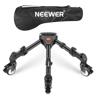 NEEWER Photography Tripod Dolly, Heavy Duty 50lbs Capacity Tripod Wheels with 3" Rubber Wheels for DSLR Cameras Camcorder Photo Video Lighting - style: NW-600 with 3" Wheels