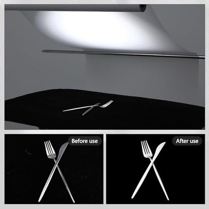 Nezyo Light Diffuser Sheet Diffusion Film Sheet Lighting Gel Diffuser Roll White Diffusion Paper for LED Flash Strobe Light Photography Video(24 x 590.6 Inch/ 0.61 x 15 M) - size: 24 x 590.6 Inch/ 0.61 x 15 M