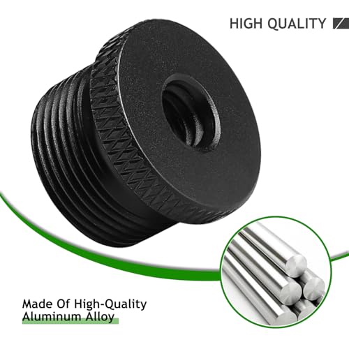 4 Pack Mic Stand Adapter 1/4 Female to 5/8 Male Screw Adapter Thread Tripod Screw Adapter for Microphone Stand Mount to Camera Tripod