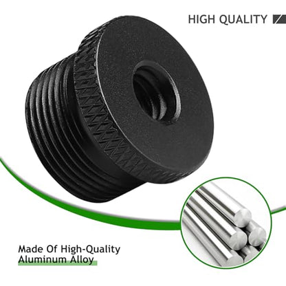 4 Pack Mic Stand Adapter 1/4 Female to 5/8 Male Screw Adapter Thread Tripod Screw Adapter for Microphone Stand Mount to Camera Tripod