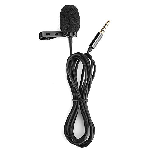 Mobile Phone Microphone,Pocket Phone Mini Recording Karaoke,Small Tie-Clip Microphones,for, Android Smartphone, SLR Camera, Tablet, Computer PC, Hands