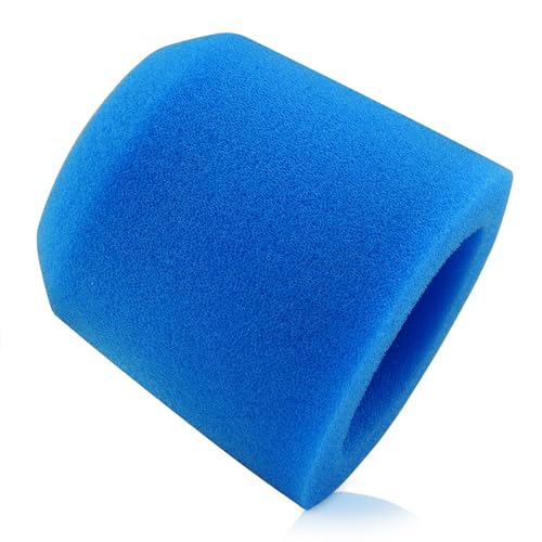 LEFXMOPHY MV7 Windscreen，Mic Foam Cover Replacement for Shure MV7 MV7X Microphone Pop Filter, Blue Wind Muff - color: BLUE
