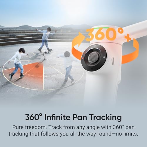 Insta360 Flow 2 Pro Vlog Bundle Grey - Foldable AI Phone Gimbal, Track in 200+ Apps with Apple DockKit, 360º Pan Tracking, Built-in Tripod/Selfie Stick, Remote Control, Spotlight/Backpack Mount - color: Stone Grey - Vlog Bundle