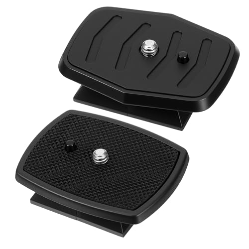 Tripod Quick Release Plate Camera Mounting Adapter, 2 Pack 43mm and 45mm Tripods Attachment Compatible with a Variety of Tripod Mount