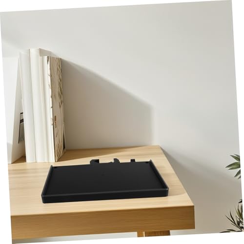 Angoily 4pcs Durable Multi Functional Desk Mount Tray for Microphone Xlr Cables and Sound Card Lightweight Gear Organizer for Recording Live Streaming and Daily Use