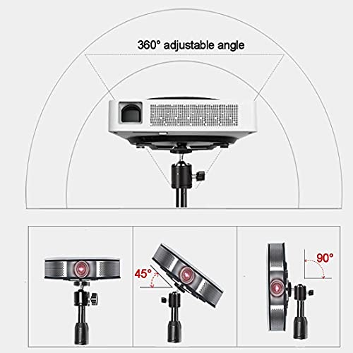 Coret Mini Projector Stand, Portable Camera Holder with 360 Rotatable Head, Adjustable Height 26-60in - size: 26-60in