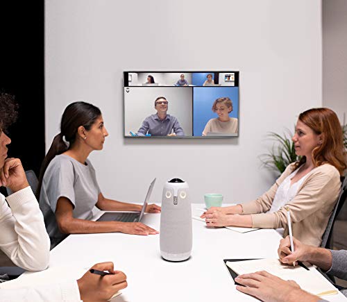 Meeting Owl Pro - 360-Degree, 1080p HD Smart Video Conference Camera, Microphone, and Speaker (Automatic Speaker Focus & Smart Zooming and Noise Equalizing)