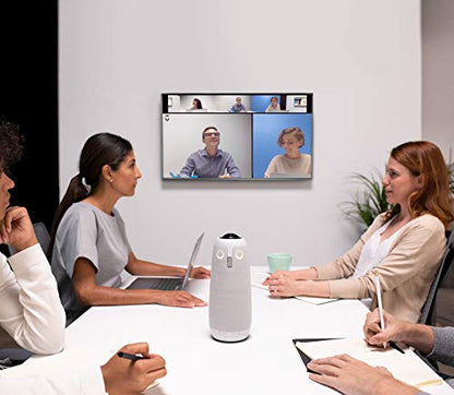 Meeting Owl Pro - 360-Degree, 1080p HD Smart Video Conference Camera, Microphone, and Speaker (Automatic Speaker Focus & Smart Zooming and Noise Equalizing)