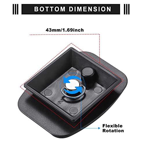 Weewooday 2 Pieces 43mm Tripod Mounting Plate Tripod Quick Release Plate Camera Mounting Adapter Parts Replacement for Photography Equipment Camera Mount