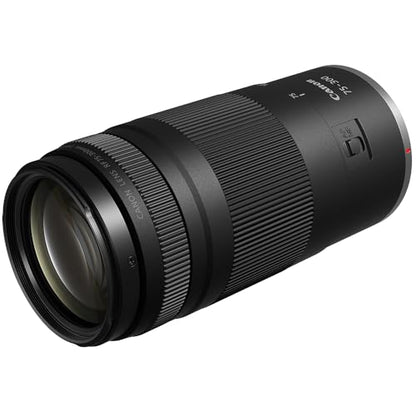 Canon EOS R100 Mirrorless Camera Two-Lens Bundle | RF-S 18-45mm + RF 75-300mm Lenses | 128GB Card & Editing Software | Canon USA Warranty | Authorized Dealer - color: Black
