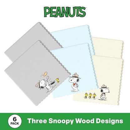 Microfiber Cloth & Glasses Wipes (6 Pack) Lens & Glasses Cleaning Cloth - Eye Glass Clean Cloths - Eyeglass Cleaning Cloths - Camera Lenses & Gadget Delicate Screens - Snoopy - size: 6 Pack