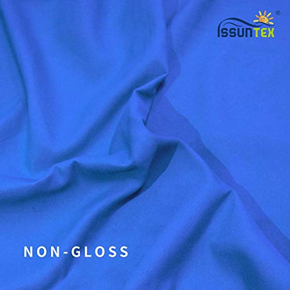 ISSUNTEX 9X15 ft Background Polester Backdrop, Photo Studio, Collapsible High Density Screen for Video Photography and Television-Blue - color: Blue