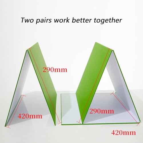 Portable Foldable Green Screen and White Background Board for Professional Chromas Photography and Video Editing Green White Photography