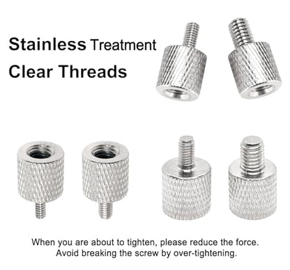 Projector Mount Tripod Screw Thread Adapters Converters Female 1/4 in / 6.35 mm to Male 0.23 in / 5.9 mm or 0.15 in / 3.9 mm M4 M6 Screws Adapter Bushing for Mini Projector Mount Camera Tripod