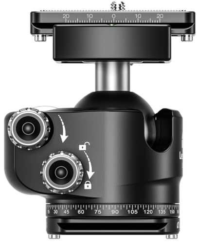 Leofoto P Series QR Base Plates, Quick Link Head Base, Anti-Twist Screws, Arca Compatible (P-LH40) - size: P-LH40