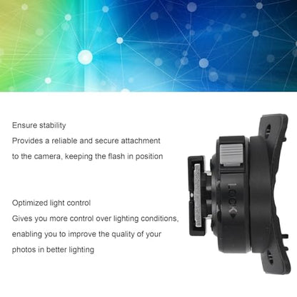 Hot Shoe Mount Foot, Metal Hot Shoe Replacement Mount Adapter for Godox TT685IIS TT600 TT685S TT685N TT685IIS TT685O Flash Flash Repair Parts