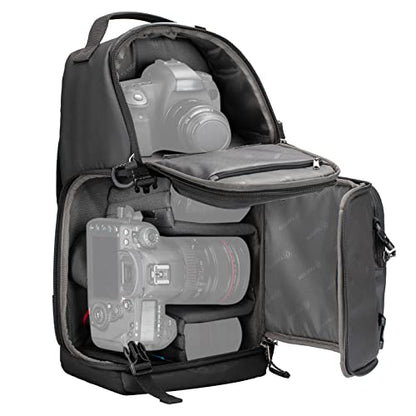 TARION Camera Sling Bag Backpack - DSLR Sling Camera Bag for Photographers | Cross body Sling Bag with Raincover Tripod Holder Photography Compact Slingpack Black TR-S - color: Sling Bag Black, size: Large