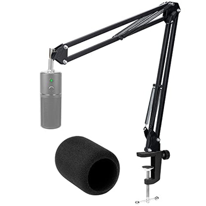 For Razer Seiren X Boom Arm, Heavy Duty Microphone Stand with Foam Cover & Adapter, Mic Arm Compatible with Blue Yeti, HyperX QuadCast, Shure SM7B, FIFINE K688 and more by WIBOND - color: Boom Arm