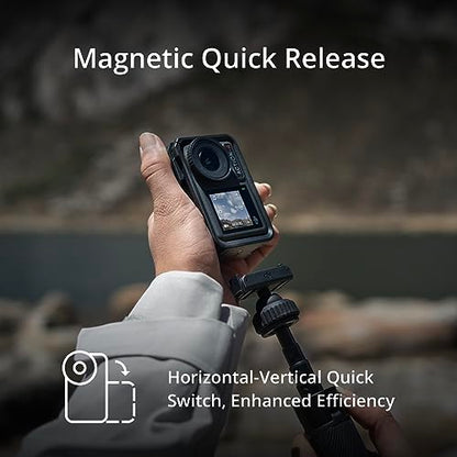DJI Osmo Action 4 Adventure Combo, 4K/120fps Action Camera | Waterproof, 1/1.3-Inch Sensor, 10-bit & D-Log M, 155° Ultra-Wide FOV, Over 7.5 h With 3 Extra Batteries for Vlogging - style: Adventure Combo