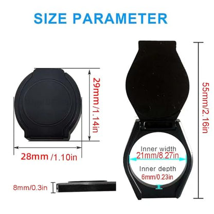 2-Pack Universal Webcam Covers, Desktop External Lens caps, Shutter Protectors, Privacy Covers for Streaming, Compatible with C270/C615/C920/C930E/C922X