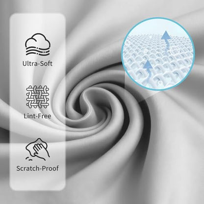 Eye Glass Clean Cloths 6*7in 6 Pcs, Individually Wrapped, High-Density, Ultra Soft, Scratch-Free Premium Microfiber Cleaning Cloth for Glasses, Camera Lens, Screen, Electronics, Tv, Eyeglass. - color: 6 pack