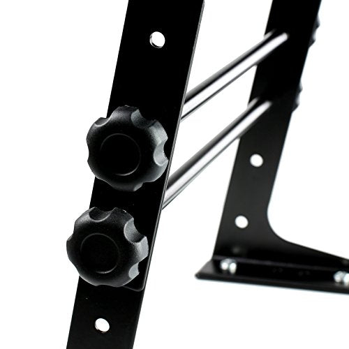 RockJam Portable DJ Laptop Stand with Adjustable Height, Anti-Slip Design, Works for Laptops, Controllers & CD Players (Pack of 5) - size: Desktop (Pack of 5)