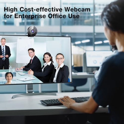 EMEET C950 4K Webcam for PC - PDAF Autofocus, USB Webcam with Microphone & Physical Privacy Cover, 1080P@60FPS, USB 2.0 Plug&Play, No Tripod Hole, Web Cam w/ 70°View for Meeting/Online Classes/Zoom - style: 4K Updated PDAF Autofocus