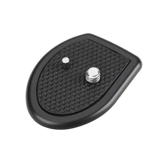 SING F LTD Tripod Quick Release Plate with 1/4" Mounting Screw 27x27mm Compatible with Amazon Basics Lightweight 50-Inch Tripod