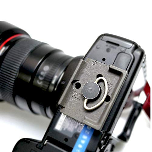 Quick Release Plate 1/4" Screw Compatible with Manfrotto 200PL-14 322RC2 324RC2 488RC2 496RC2 Camera Tripod Head (Pack of 2)