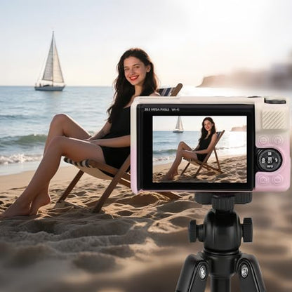 Camera Case for Canon PowerShot SX740/ SX730 Digital Camera,SX740 HS Case, Soft Silicone Protective Case Removable Lens Cover,Comes with 2 Screen Protectors and 1 Wrist Strap. (Beige-Pink) - color: Beige-Pink