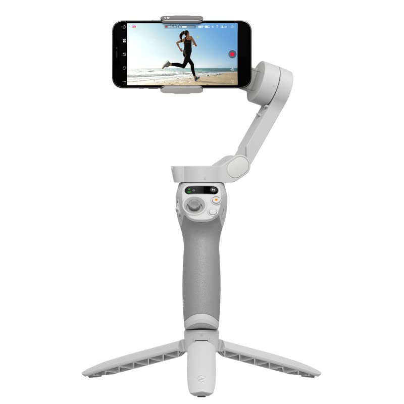 DJI Osmo Mobile SE, 3-Axis Phone Gimbal for iPhone, Android, Built-in Tripod, Selfie Stick, Gimbal Stabilizer for iphone, Andriod, ActiveTrack 6.0, Vlogging Stabilizer for Youtube, TikTok, Travel