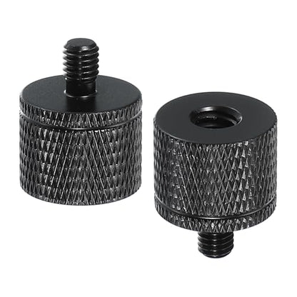 PATIKIL Tripod Screw Adapter 1/4" Female to M5 Male, 2 Pcs Tripod Nut Connectors Camera Mount Screw Camera Double Head Converter for Microphone Holder Magic Arms Accessories, 20 mm - size: 1/4" Female to M5 Male,20 mm