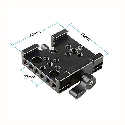 CAMVATE Quick Release Baseplate Compatible with Manfrotto 577/501 Tripod - 2406
